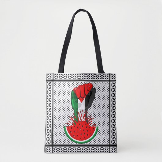 Palestijnse verzetsstrijders steken de kop op in W Tote Bag (Voorkant)