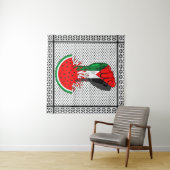 Palestijnse verzetsstrijders steken de kop op in W Wandkleed (In Situ (horizontaal))