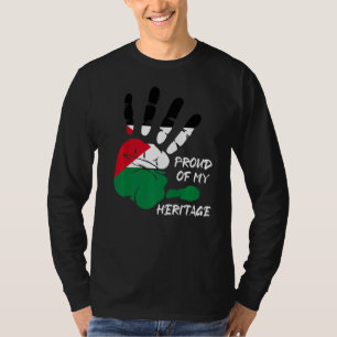 Palestijnse Vingerhanddruk Palestina T-shirt