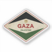palestijnse Vintage in gaza Sticker (Voorkant)