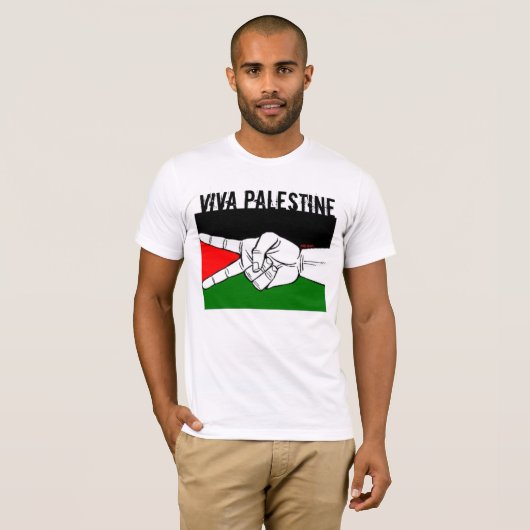 Palestijnse viva t-shirt (Voorkant volledig)