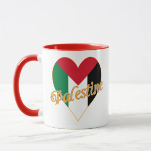 Palestijnse vlag ف س ط ن Arabisch en Engels WordAr Mok