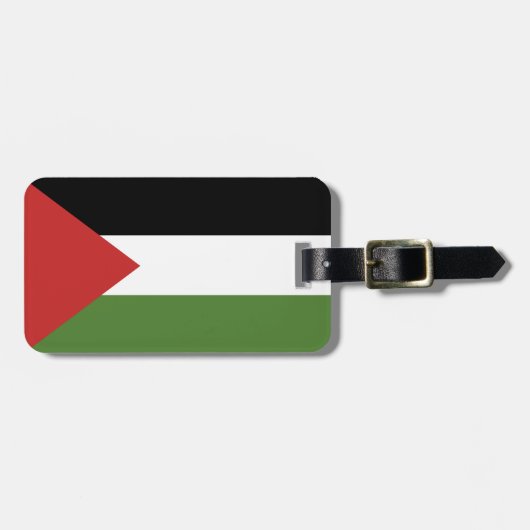 Palestijnse vlag bagagelabel (Voorkant horizontaal)