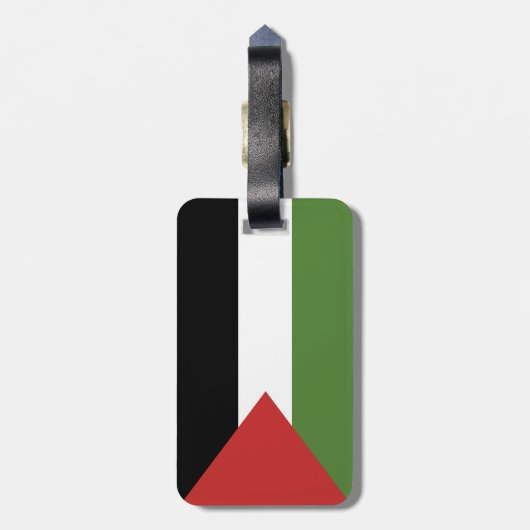 Palestijnse vlag bagagelabel (Achterkant verticaal)