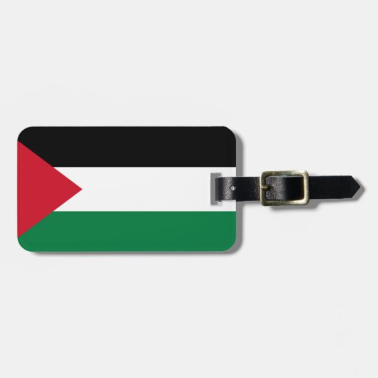 Palestijnse vlag bagagelabel (Voorkant horizontaal)
