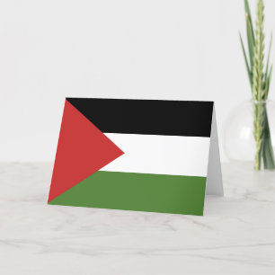 Palestijnse vlag bedankkaart