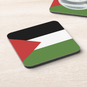 Palestijnse vlag bier onderzetter