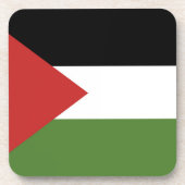 Palestijnse vlag bier onderzetter (Voorkant)