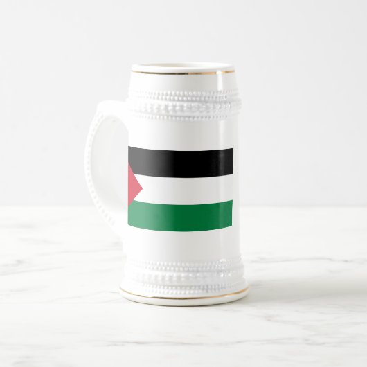 Palestijnse vlag bierpul (Voorkant links)