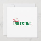 Palestijnse vlag boven de Rotskoepel Kaart (Achterkant)