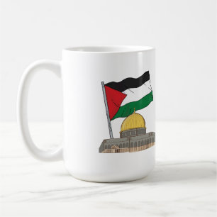 Palestijnse vlag boven de Rotskoepel Koffiemok