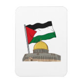 Palestijnse vlag boven de Rotskoepel Magneet (Verticaal)