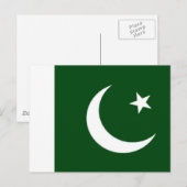 Palestijnse vlag briefkaart (Voorkant / Achterkant)