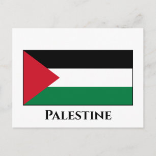 Palestijnse vlag briefkaart