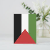 Palestijnse vlag briefkaart (Staand voorkant)