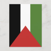 Palestijnse vlag briefkaart (Voorkant)