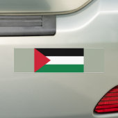 Palestijnse vlag bumpersticker (Op auto)