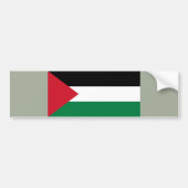 Palestijnse vlag bumpersticker (Voorkant)