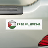 Palestijnse vlag bumpersticker (Op auto)