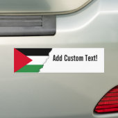 Palestijnse vlag bumpersticker (Op auto)