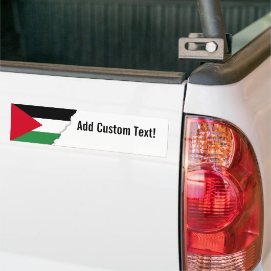 Palestijnse vlag bumpersticker (Op Truck)