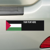 Palestijnse vlag bumpersticker (Op auto)