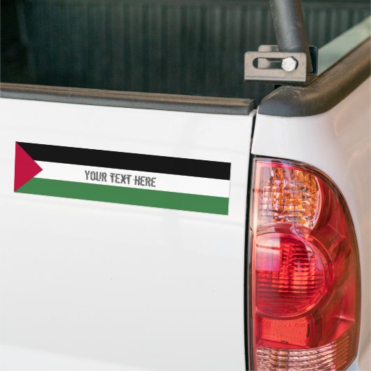 Palestijnse vlag bumpersticker (Op Truck)
