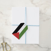 Palestijnse vlag cadeaulabel (Met Touw)