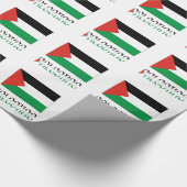 Palestijnse vlag cadeaupapier (Hoek)