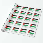 Palestijnse vlag cadeaupapier (Uitgerold)