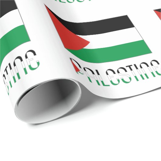 Palestijnse vlag cadeaupapier (Rol Hoek)