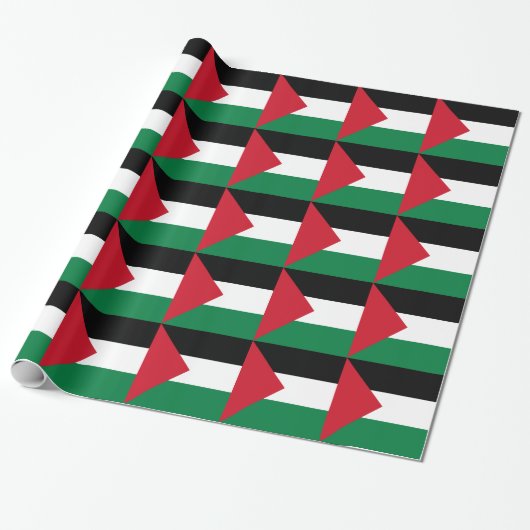 Palestijnse vlag cadeaupapier (Uitgerold)