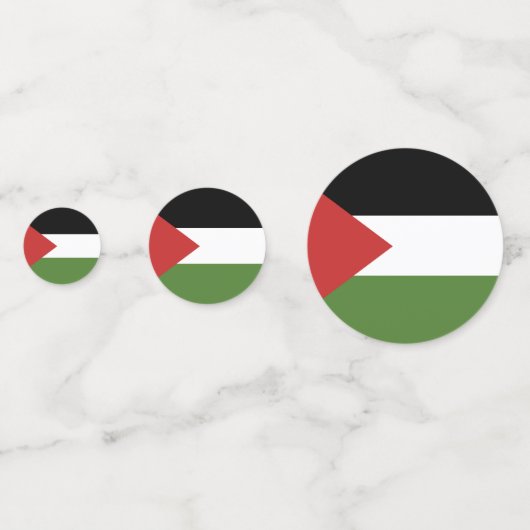 Palestijnse vlag confetti (Voorkanten)