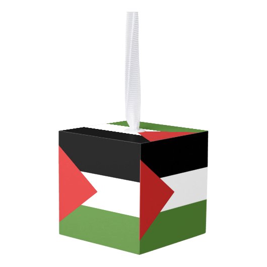 Palestijnse vlag decoratie (Achter hoekig)