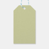 Palestijnse vlag en olijftakken cadeaulabel (Achterkant)