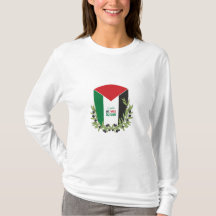 Palestijnse vlag en olijftakken