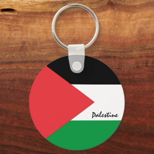 Palestijnse vlag en Palestijnse patriotten / sport Sleutelhanger