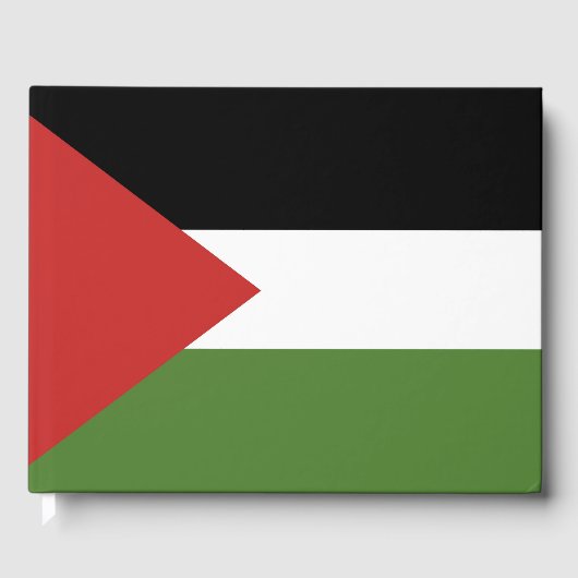 Palestijnse vlag gastenboek (Voorkant)