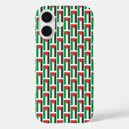 Palestijnse vlag Gratis Palestina aangepast iPhone 16 Hoesje