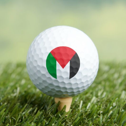 Palestijnse vlag Gratis Palestina aangepast Golfballen (Insitu Shirt)