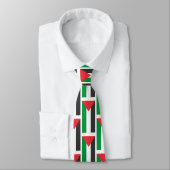 Palestijnse vlag Gratis Palestina aangepast Stropdas (Gebonden)