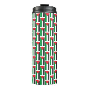 Palestijnse vlag Gratis Palestina aangepast Thermosbeker