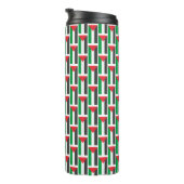 Palestijnse vlag Gratis Palestina aangepast Thermosbeker (Geroteerd rechts)