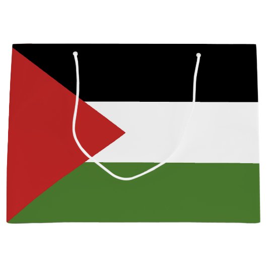 Palestijnse vlag groot cadeauzakje (Voorkant)