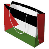Palestijnse vlag groot cadeauzakje (Achterkant Gekanteld)