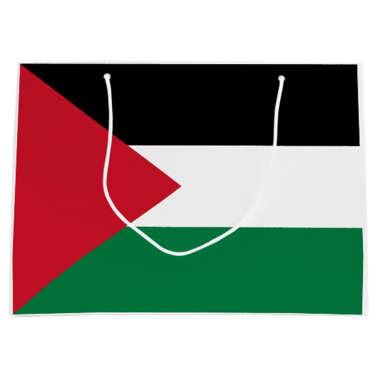 Palestijnse vlag groot cadeauzakje (Voorkant)