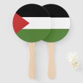 Palestijnse vlag handwaaier (Voorkant en achterkant)