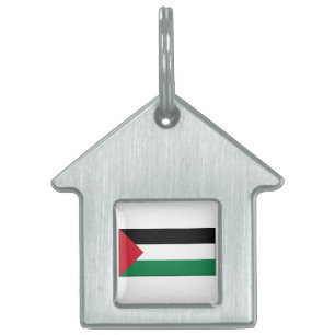 Palestijnse vlag huisdieren naamplaatje