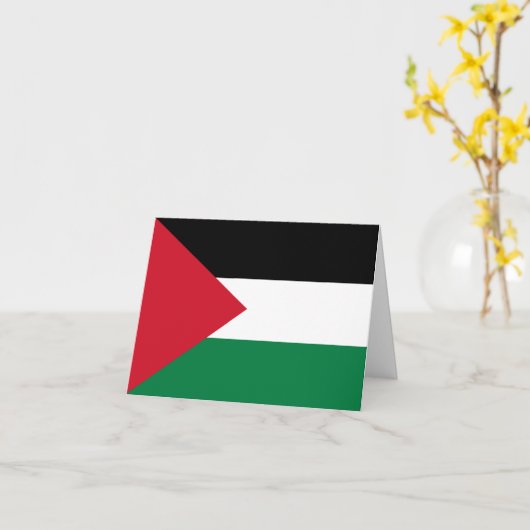 Palestijnse vlag kaart (Gele Bloem)