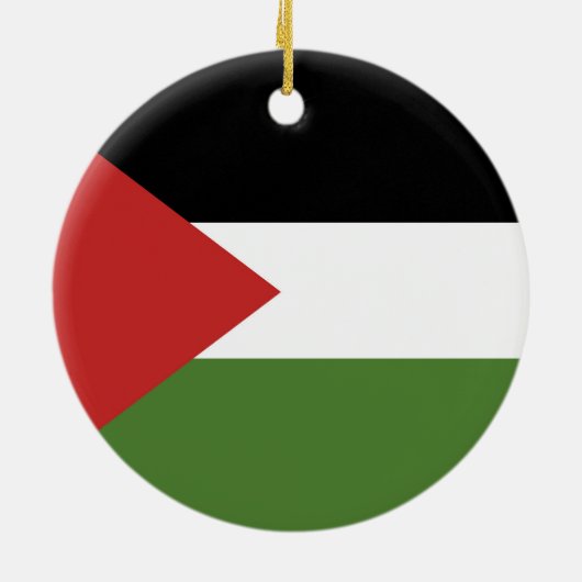 Palestijnse vlag keramisch ornament (Achterkant)